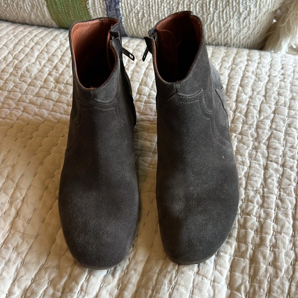 Isabel Marant Dicker Western Ankle Boots in Dark Taupe - 38 - Picture 3 of 6